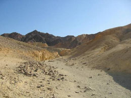 Desierto del Negev. Gran parte del territorio israelí es desértico