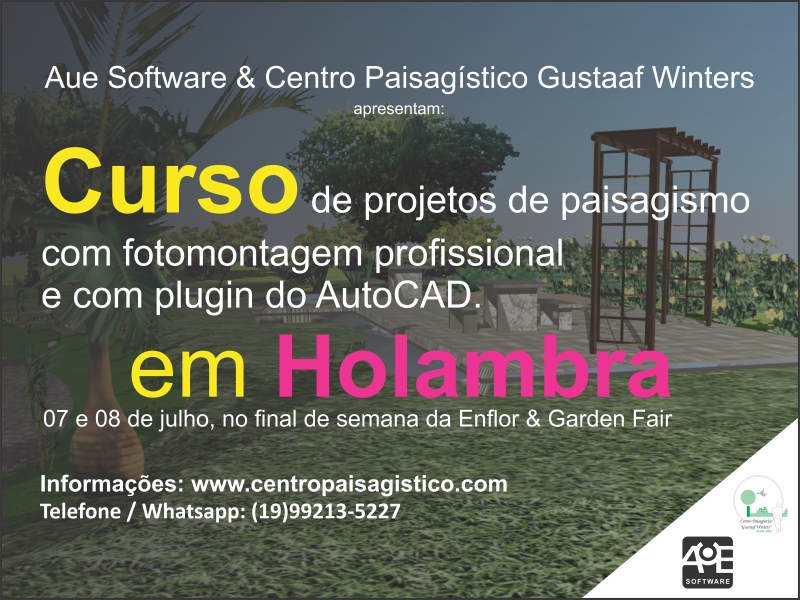 Centro Paisajista Gustaaf Winters & AuE Software promueven juntos curso en Holambra