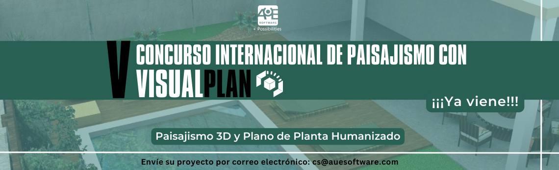 5º Concurso Internacional de Paisajismo en Planta 3D y Humanizada con VisualPLAN