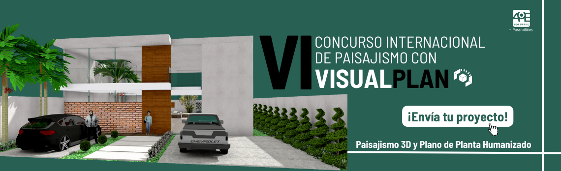VI Concurso Internacional de Paisajismo 3D y Planos Humanizados con VisualPLAN