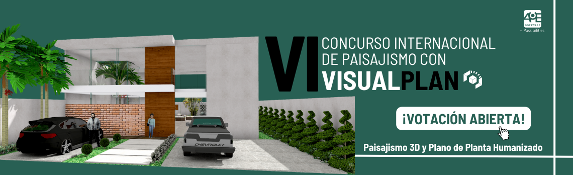 6º Concurso Internacional de Paisajismo 3D y Planos Humanizados con VisualPLAN