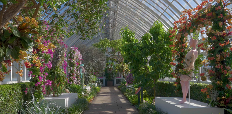 Colores, texturas y formas: la unión del paisajismo y la moda en el Jardín Botánico de Nueva York