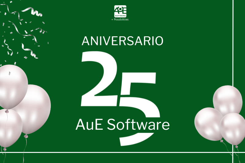 ¡AUE Software celebra 25 años con iniciativas especiales!
