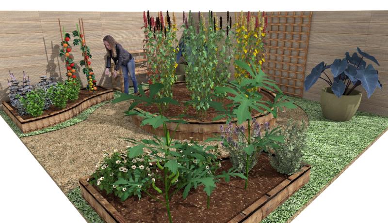 Colección 3D de plantas que embellecerán su Huerto
