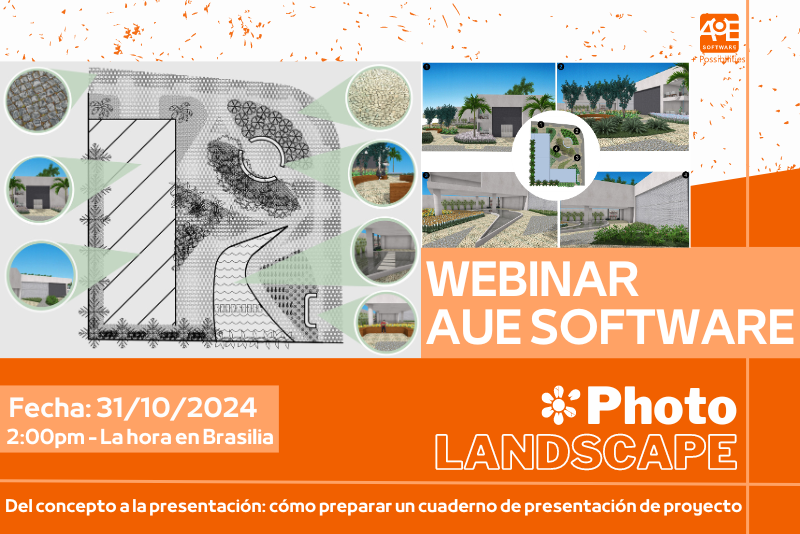  Webinars de AuE Software: Paisajismo urbano con creación de arquitectura contemporánea en VisualPLAN