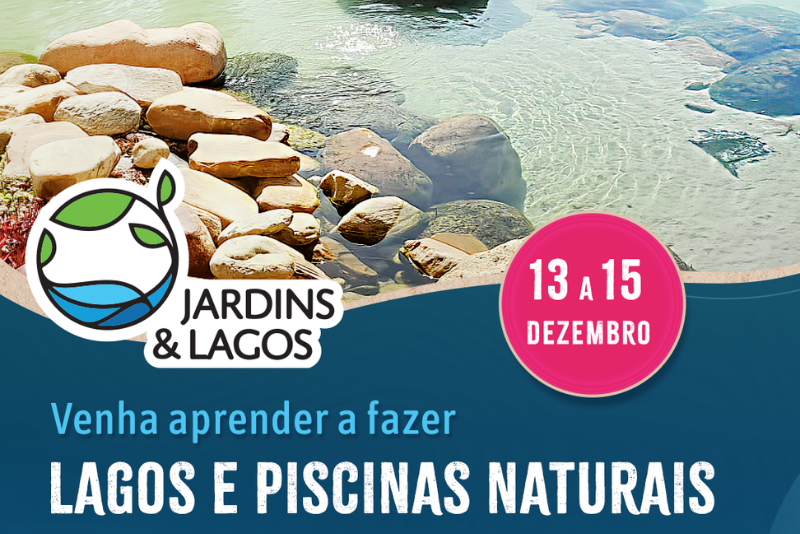 Curso de Lagos Ornamentales y Piscinas Naturales en Holambra - Diciembre 2024