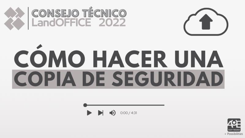 LandOFFICE 2022: Cómo hacer una copia de seguridad de los archivos del sistema AuE