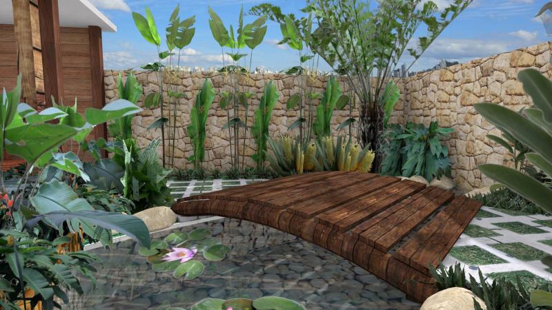 Paisaje de la colección Plantas Tropicales