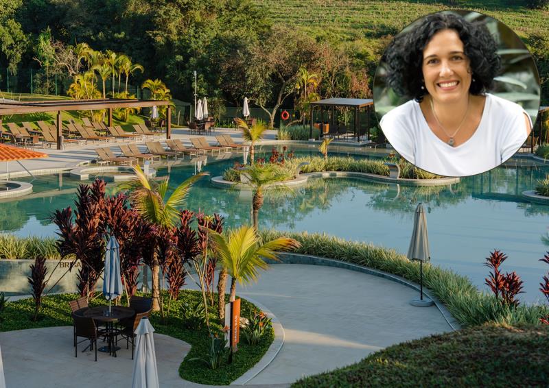 Maria Paula Orlando y el proyecto que el paisajista nos presentó durante la entrevista Maria Paula Orlando y el proyecto que el paisajista nos presentó durante la entrevista