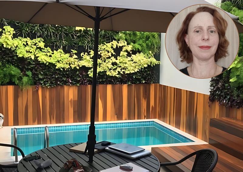 Cássia Dias y el proyecto que el paisajista nos presentó durante la entrevista Cássia Dias y el proyecto que el paisajista nos presentó durante la entrevista