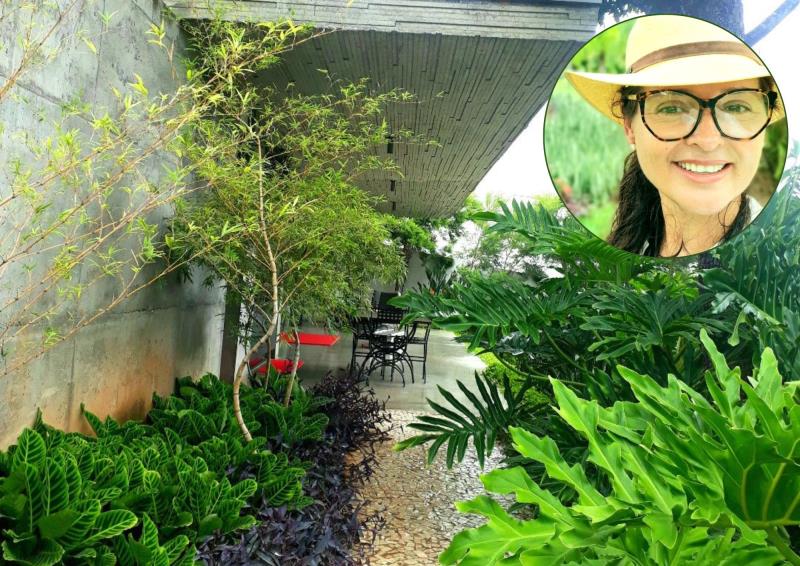 Soraia Pimenta y el proyecto que el paisajista nos presentó durante la entrevista Soraia Pimenta y el proyecto que el paisajista nos presentó durante la entrevista