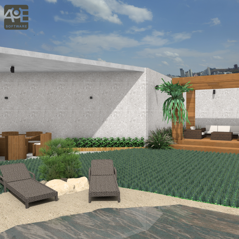 Imagen renderizada en VisualPLAN.