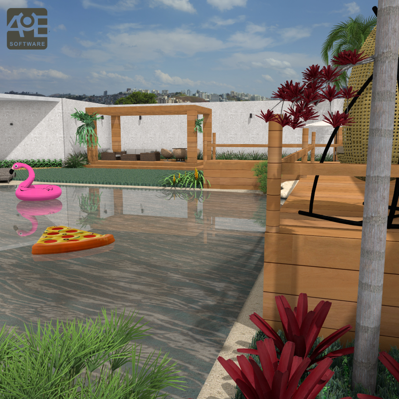 Imagen renderizada en VisualPLAN.