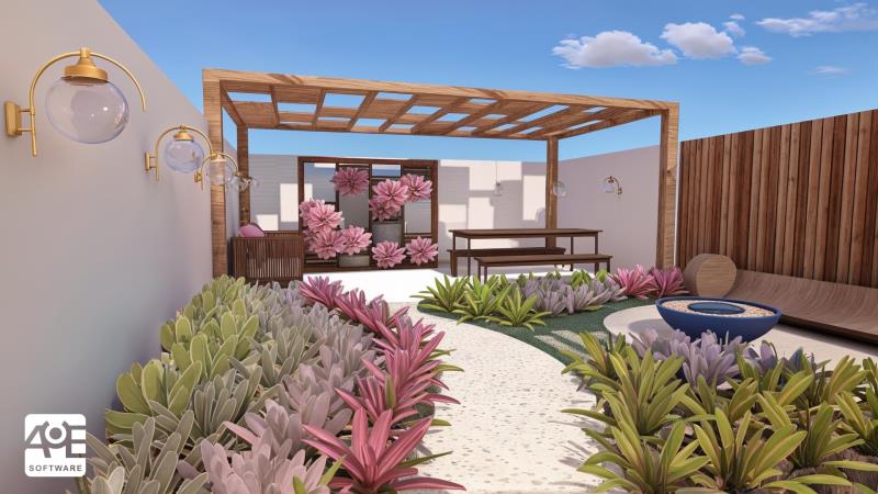 Proyecto realizado con el software VisualPLAN. La imagen ha sido tratada con la actualización BETA del potenciador AuE Expert..