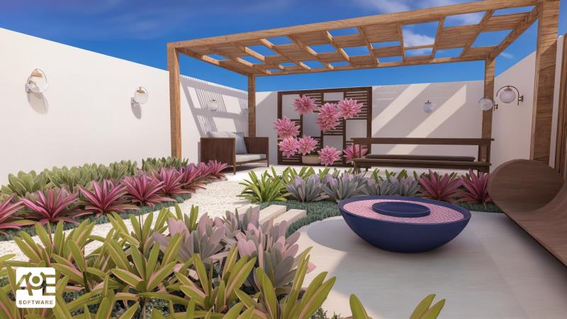 Proyecto realizado con el software VisualPLAN. La imagen ha sido tratada con la actualización BETA del potenciador AuE Expert..