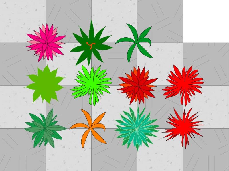 DWGs de nuevas especies en el software AutoLANDSCAPE