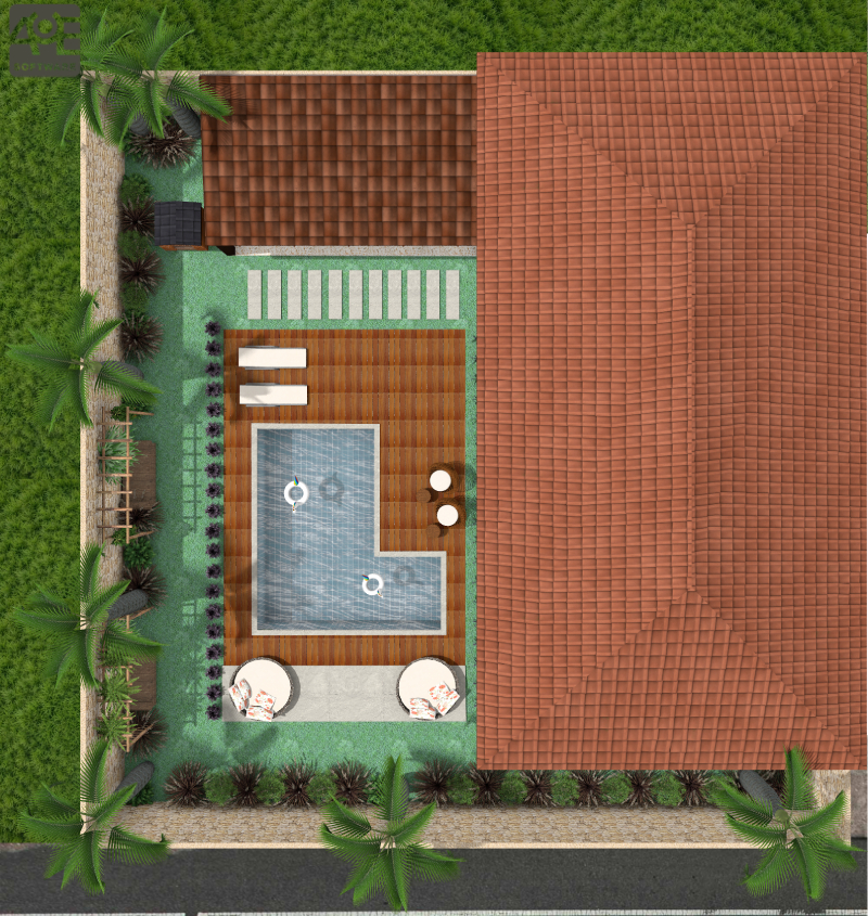 Imagen renderizada en VisualPLAN. Imagen renderizada en VisualPLAN.