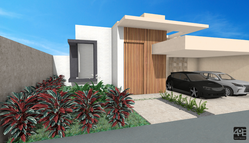 Imagen renderizada en VisualPLAN.