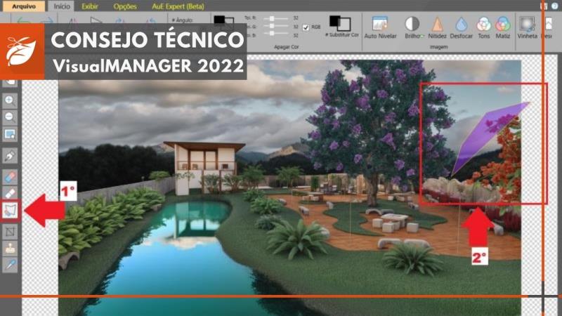 VisualMANAGER 2022: Cómo eliminar elementos de la imagen utilizando IA