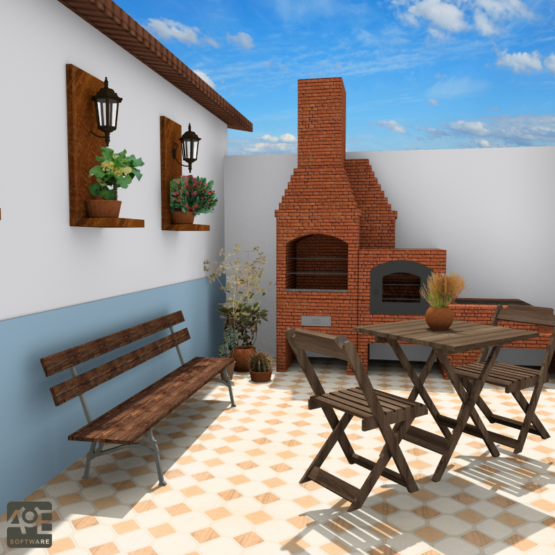 Proyecto realizado con el software VisualPLAN. La imagen fue tratada con la actualización BETA del mejorador AuE Expert.