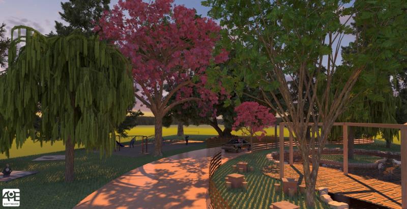 Imagen renderizada en VisualPLAN. La imagen se generó con la actualización BETA del renderizador LuxCore.