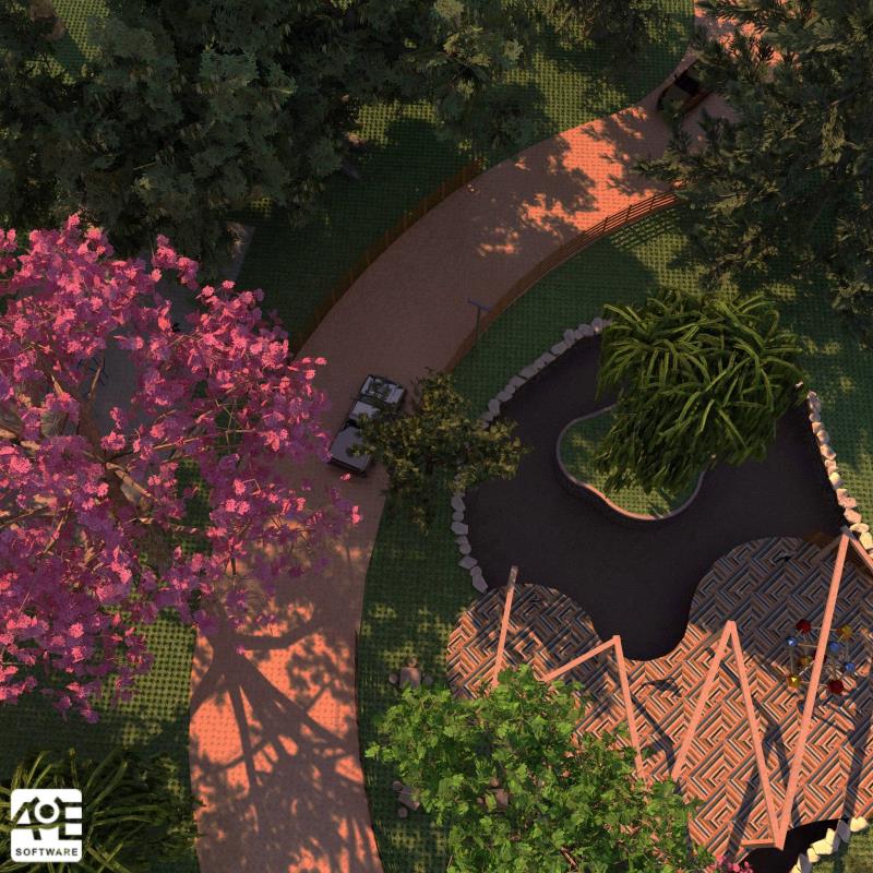 Imagen renderizada en VisualPLAN. La imagen se generó con la actualización BETA del renderizador LuxCore.