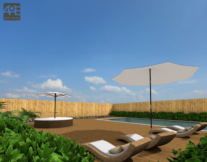 Imagen renderizada en VisualPLAN.