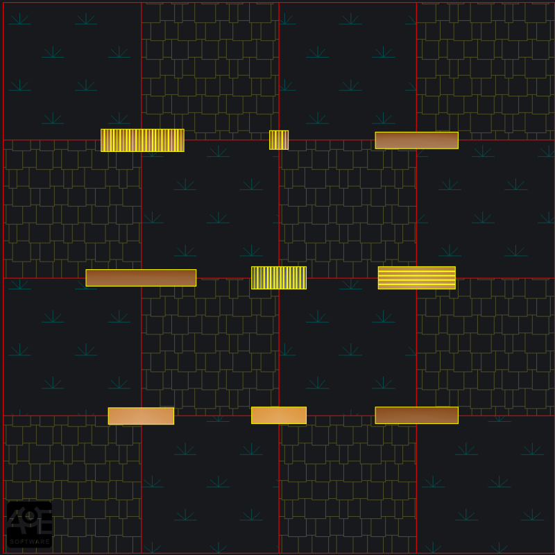 Imagen 2D creada en AutoLANDSCAPE.