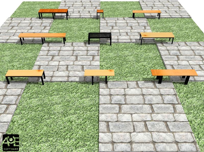 Imagen 3D creada en AutoLANDSCAPE.