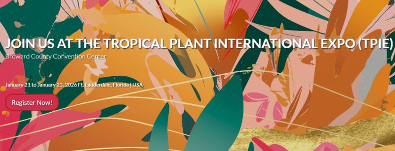 Tropical Plant International Expo 2026: uno de los mayores encuentros mundiales del sector verde