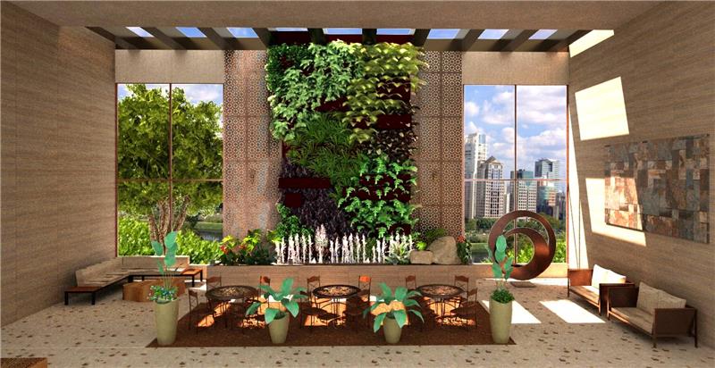 Proyecto renderizado en VisualPLAN, con imagen de fondo incluida