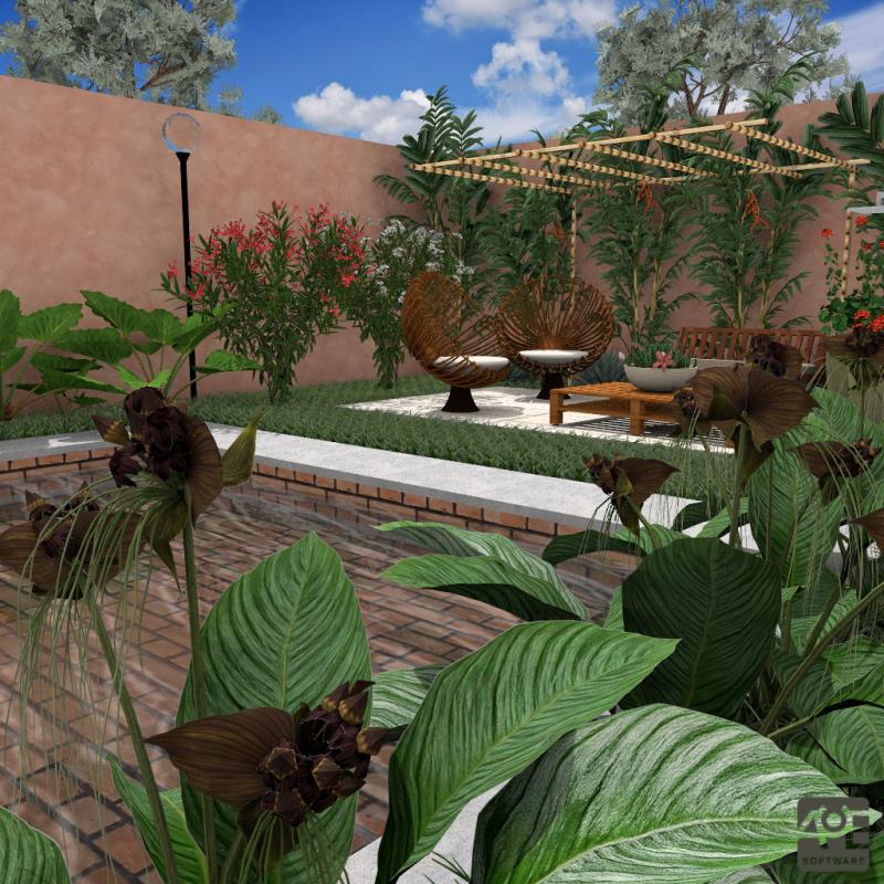 Imagen renderizada en VisualPLAN.