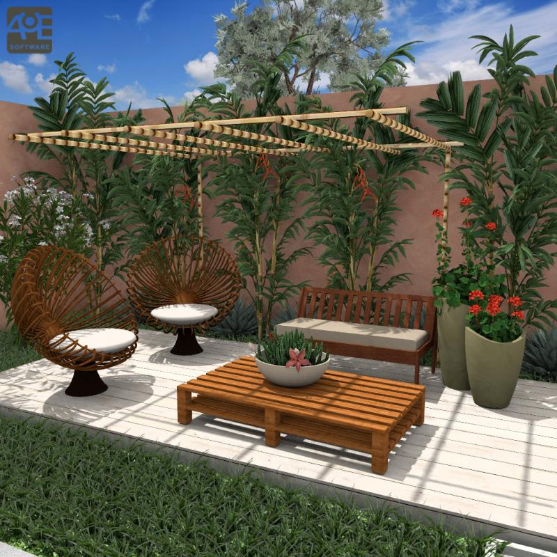 Imagen renderizada en VisualPLAN.