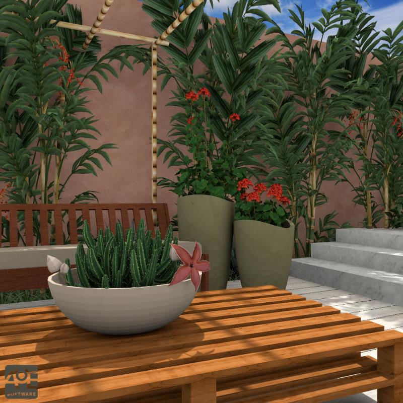 Imagen renderizada en VisualPLAN.