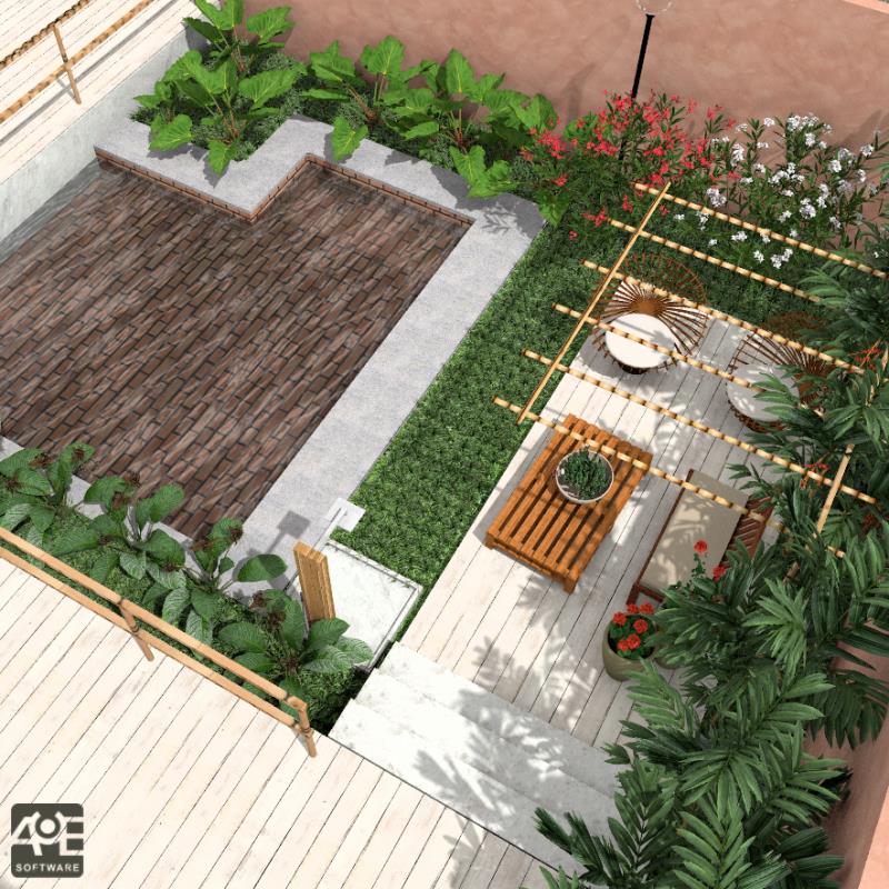 Imagen renderizada en VisualPLAN.