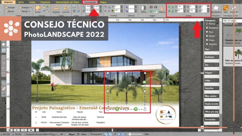 PhotoLANDSCAPE – Insertar sombras en el proyecto