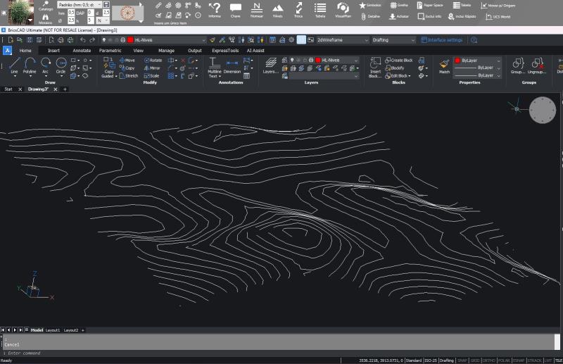 Curvas de nivel en la práctica: cómo leer el terreno antes de diseñar el jardín