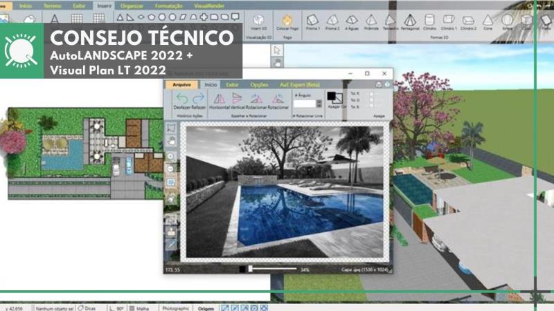 AutoLANDSCAPE + VisualPlan LT 2022: Cómo crear piscinas