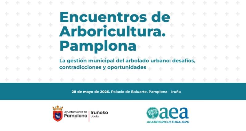 Encuentro internacional debate la gestión del arbolado urbano en Pamplona