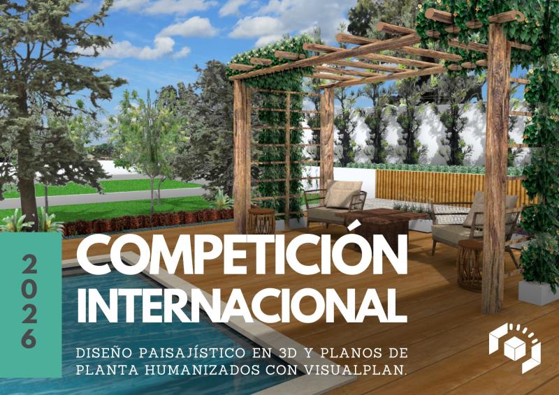 El concurso VisualPLAN 2026 abre el plazo de inscripción para proyectos de diseño paisajístico.