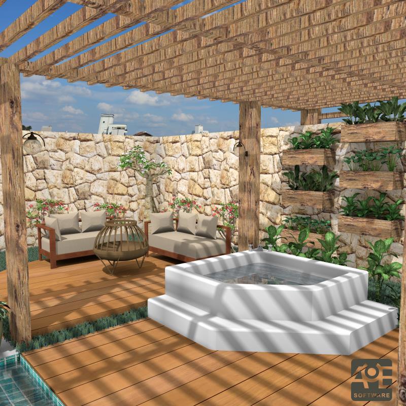 Imagen renderizada en VisualPLAN.