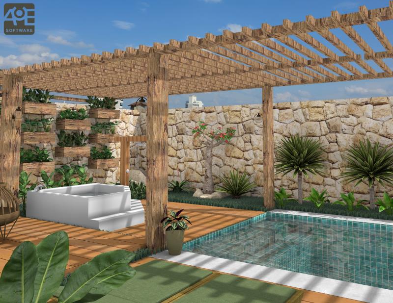 Imagen renderizada en VisualPLAN.