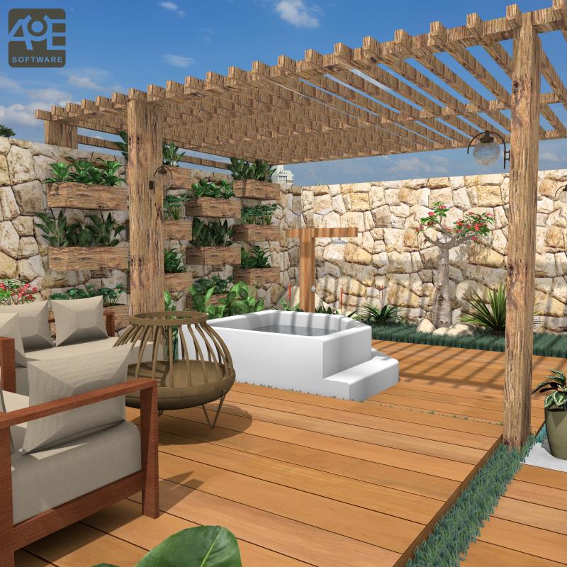 Imagen renderizada en VisualPLAN.