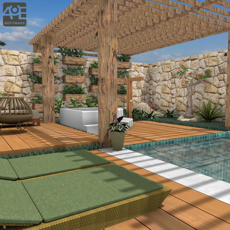 Imagen renderizada en VisualPLAN.