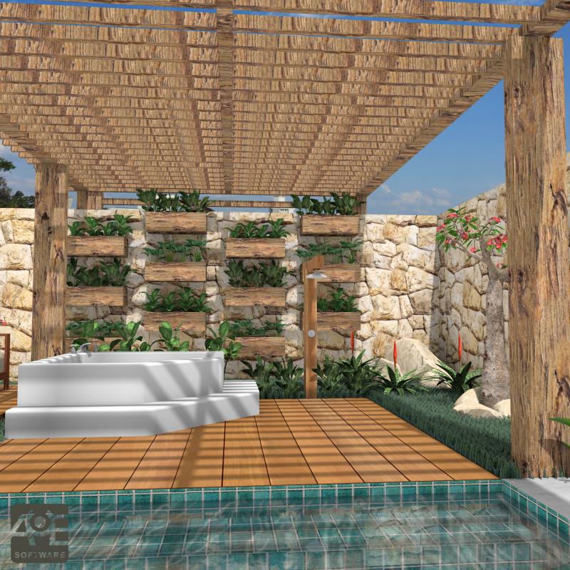 Imagen renderizada en VisualPLAN.