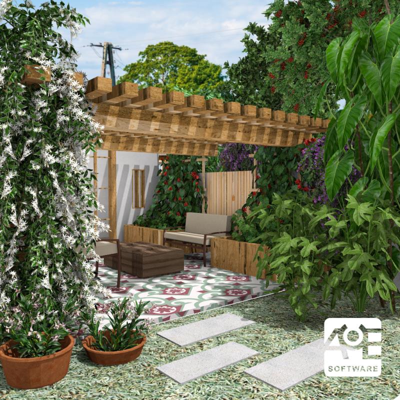 Nueva colección 3D de AuE Software añade realismo a proyectos de paisajismo