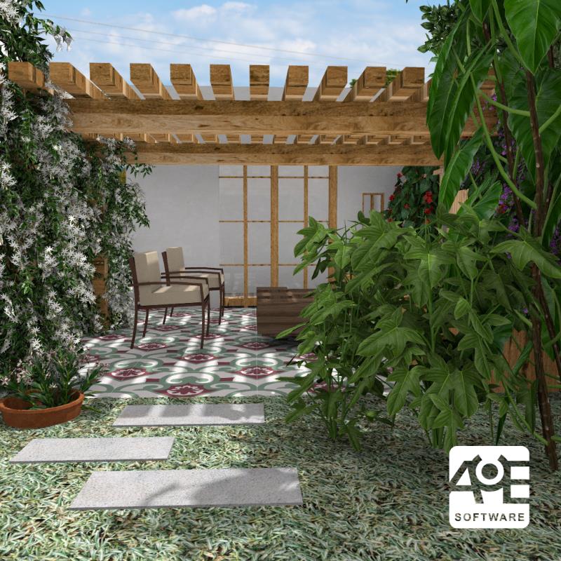 Escenario creado en VisualPLAN utilizando los modelos de la colección Escenario creado en VisualPLAN utilizando los modelos de la colección