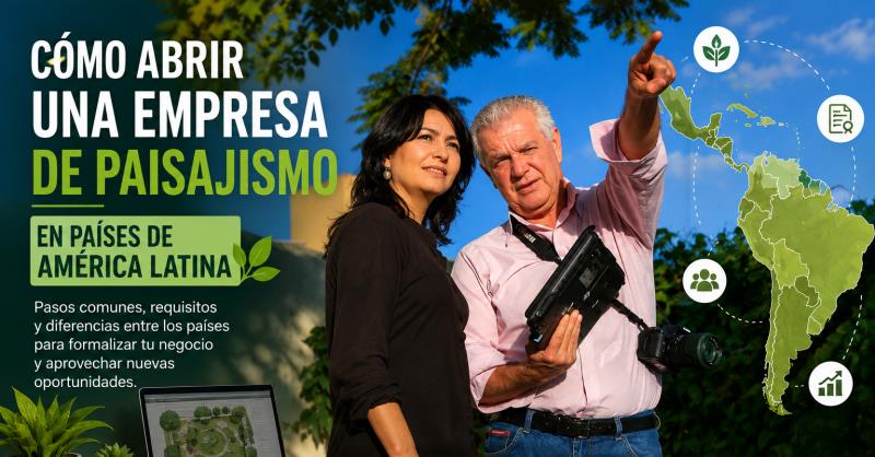 Cómo crear una empresa de paisajismo en América Latina
