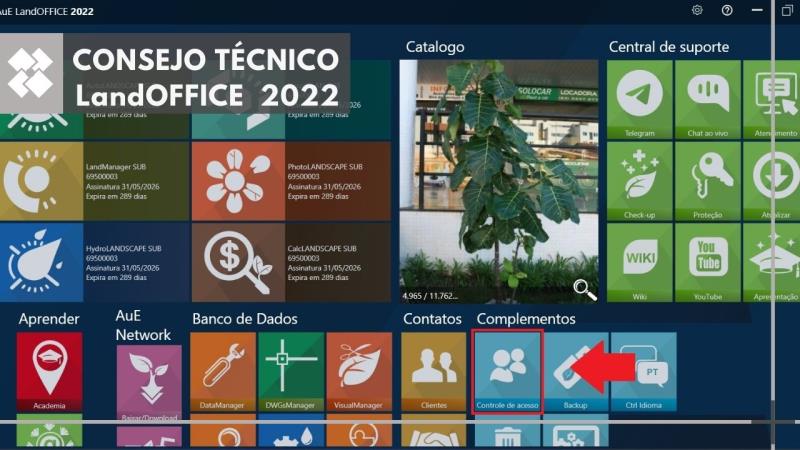LandOFFICE 2022: Cómo utilizar el control de acceso