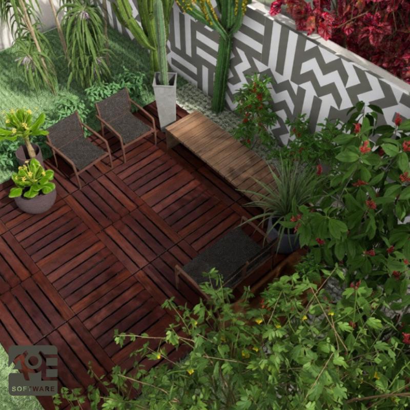 Imagen renderizada en VisualPLAN, con posprocesamiento en la IA AuE Expert